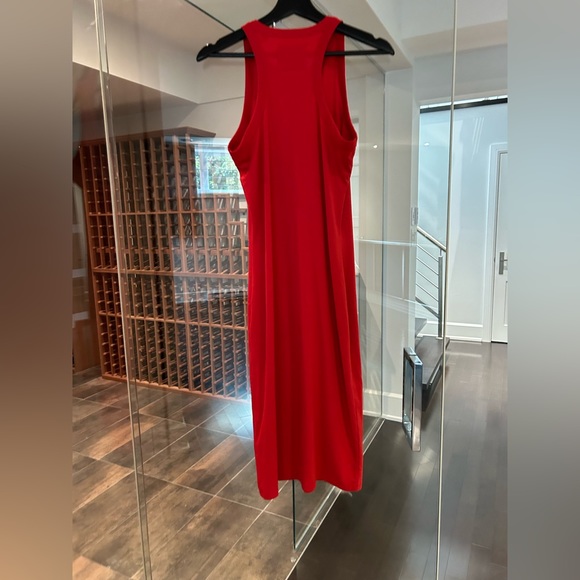 SuperDry pacific bodycon dress in red with racerback (size medium) - Picture 3 of 5